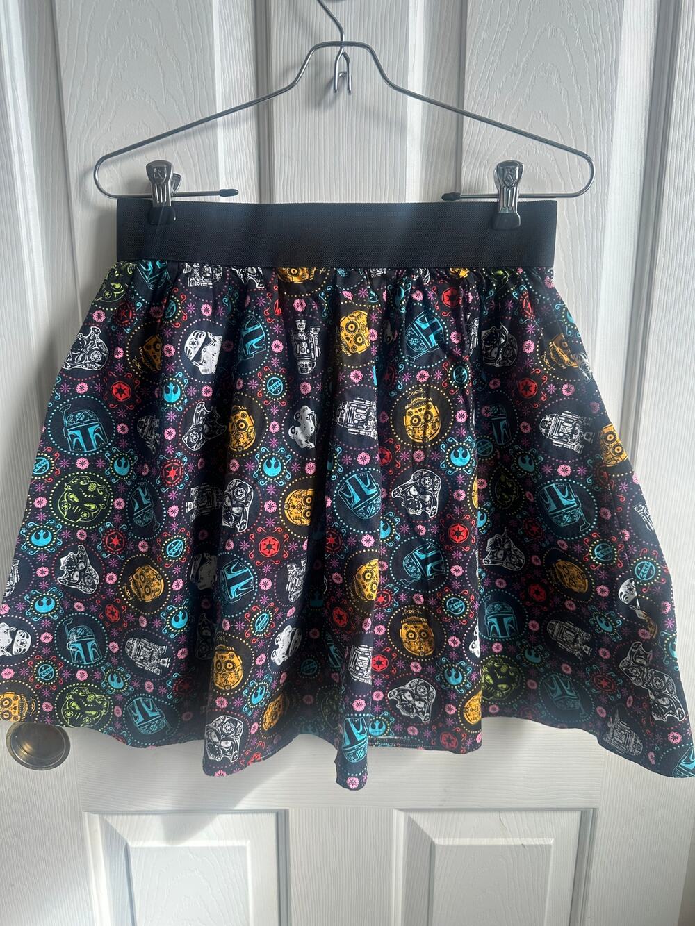 Star Wars Skirt Womens Small Handmade Etsy Darth Vader R2D2 Skater Geek Chic